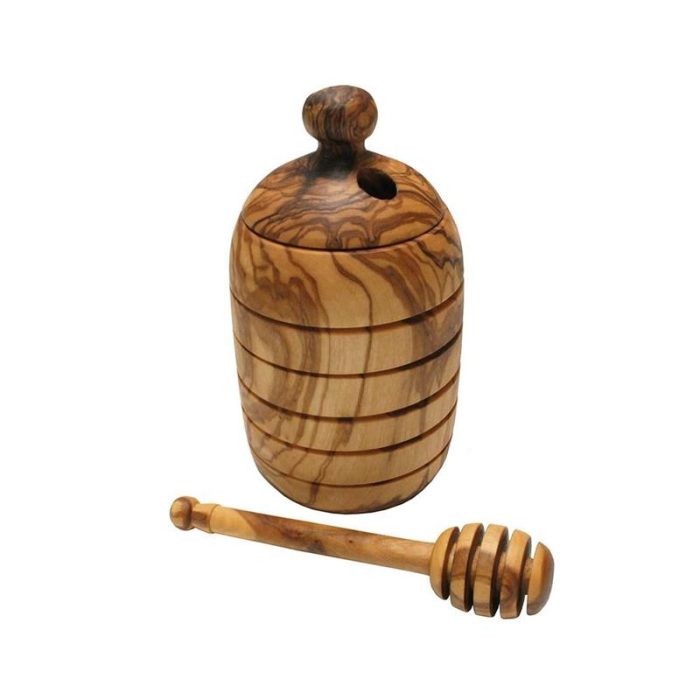 olivewood_honey_pot_&amp_铲斗